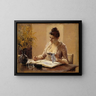 Albert Edelfelt - Lady Writing a Letter.webp
