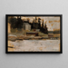 Skizze einer Landschaft von Hamari - Albert Edelfelt — gerahmtes Bild an der Wand