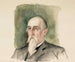 Studie eines Porträts von Leo Mechelin - Albert Edelfelt — Ansicht des Kunstwerks