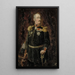 Portrait des Generaladjutanten Graf Adolf Aminoff Skizze - Albert Edelfelt — gerahmtes Bild an der Wand