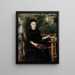 Portrait von Mme Anna Sinebrychoff - Albert Edelfelt — gerahmtes Bild an der Wand