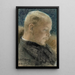 Portrait des Künstlers Karl A Tavaststjerna - Albert Edelfelt — gerahmtes Bild an der Wand