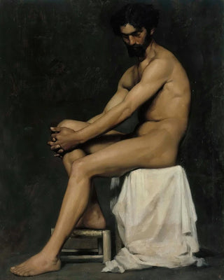Albert Edelfelt - Seated Man.webp