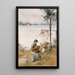 Sérénade sur le quai - Albert Edelfelt — gerahmtes Bild an der Wand