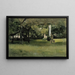 Der Garten des Musée de Cluny in Paris - Albert Edelfelt — gerahmtes Bild an der Wand