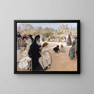 Albert Edelfelt - The Luxembourg Gardens Paris 1887.webp