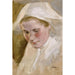Kopf einer Frau Wiederholung für die endgültige Skizze der Serie Peter Brahe - Albert Edelfelt — Ansicht des Kunstwerks