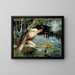 Junges Mann und eine Meerjungfrau (Skizze) - Albert Edelfelt — gerahmtes Bild an der Wand
