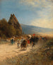 Eine Prozession auf dem römischen Land - Albert Flamm — Ansicht des Kunstwerks