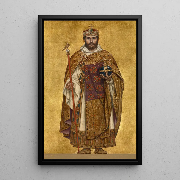 Reproduktion des Gemäldes Baudouin III - Albert Frans Lieven De Vriendt