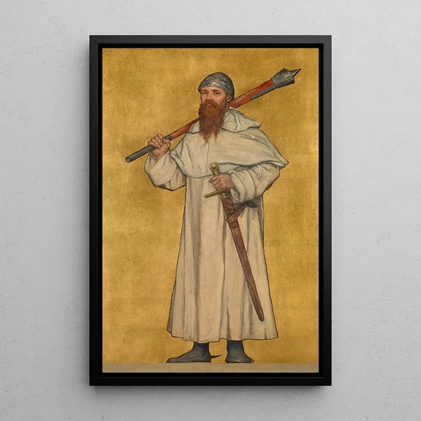 Reproduktion des Gemäldes Baudouin II de Flandre - Albert Frans Lieven De Vriendt