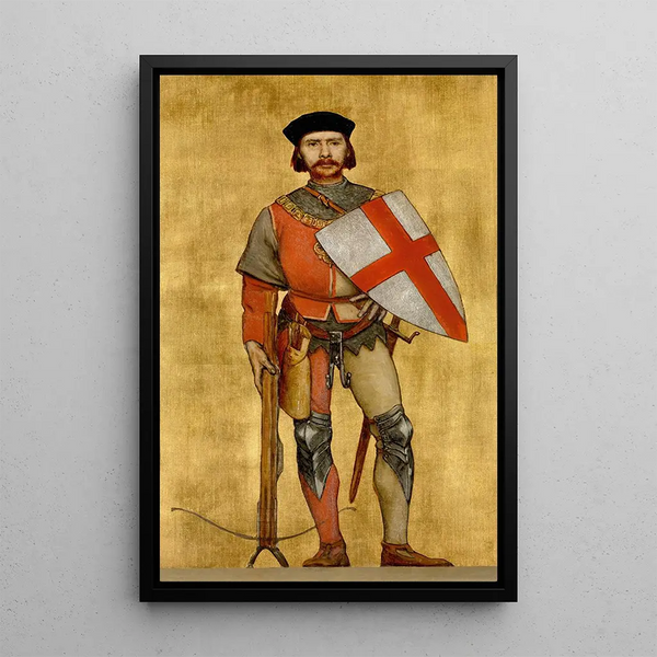 Doyen der Gilde der Heiligen Georg - Albert Frans Lieven De Vriendt — gerahmtes Bild an der Wand