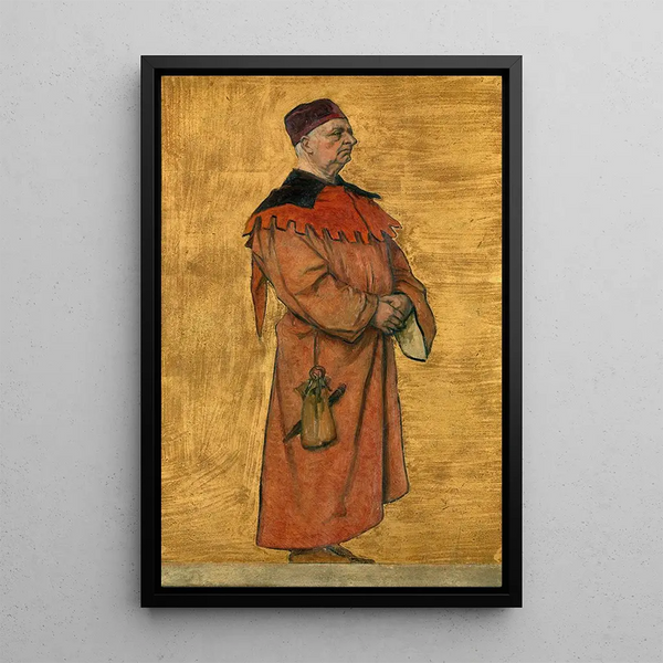 Robrecht van den Borse - Albert Frans Lieven De Vriendt — gerahmtes Bild an der Wand