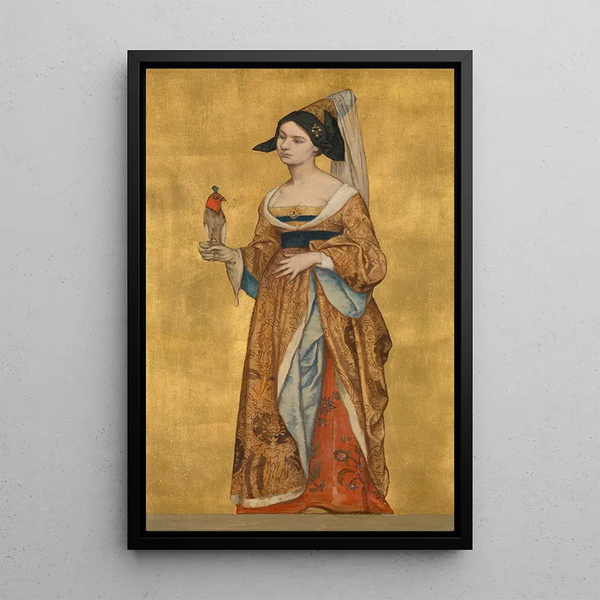 Saint Donatien de Reims - Albert Frans Lieven De Vriendt — gerahmtes Bild an der Wand
