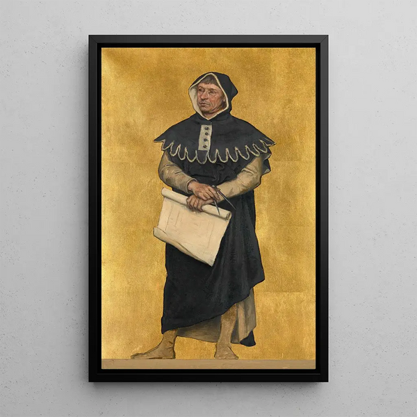 L'Architecte Jan Rogiers - Albert Frans Lieven De Vriendt — gerahmtes Bild an der Wand