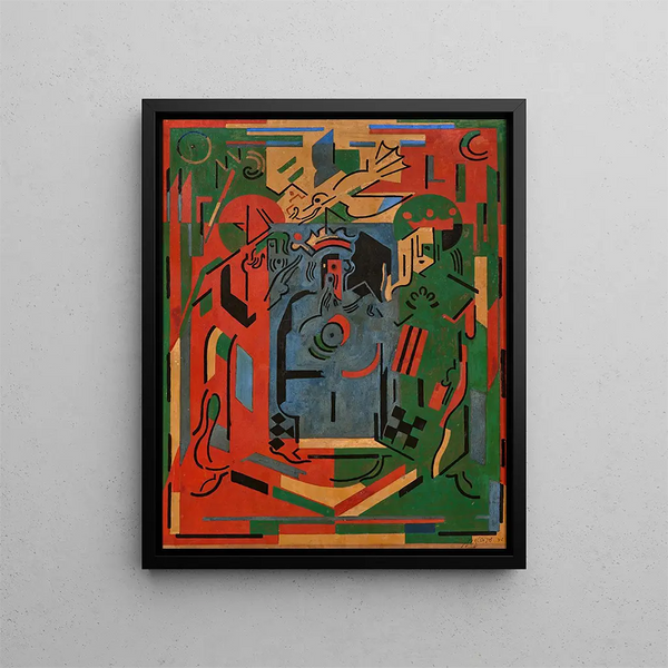 im Palais - Albert Gleizes — gerahmtes Bild an der Wand