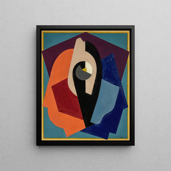 Komposition oder Malerei Objekt - Albert Gleizes — gerahmtes Bild an der Wand