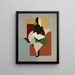 Frau - Albert Gleizes — gerahmtes Bild an der Wand