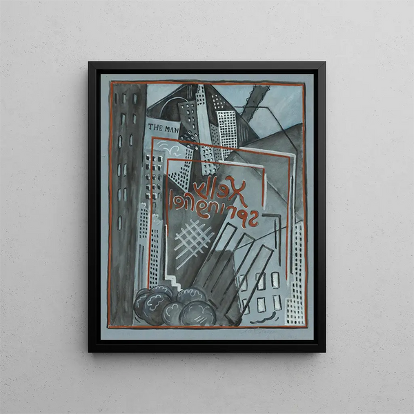 Kelly Springfield - Albert Gleizes — gerahmtes Bild an der Wand