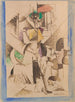 Die Dame mit Tieren Porträt von Madame Raymond Duchamp-Villon - Albert Gleizes — Ansicht des Kunstwerks