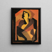 La Femme au gant noir - Albert Gleizes — gerahmtes Bild an der Wand