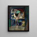 Nackt beim Waschen - Albert Gleizes — gerahmtes Bild an der Wand