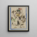 Portrait cubiste - Albert Gleizes — gerahmtes Bild an der Wand