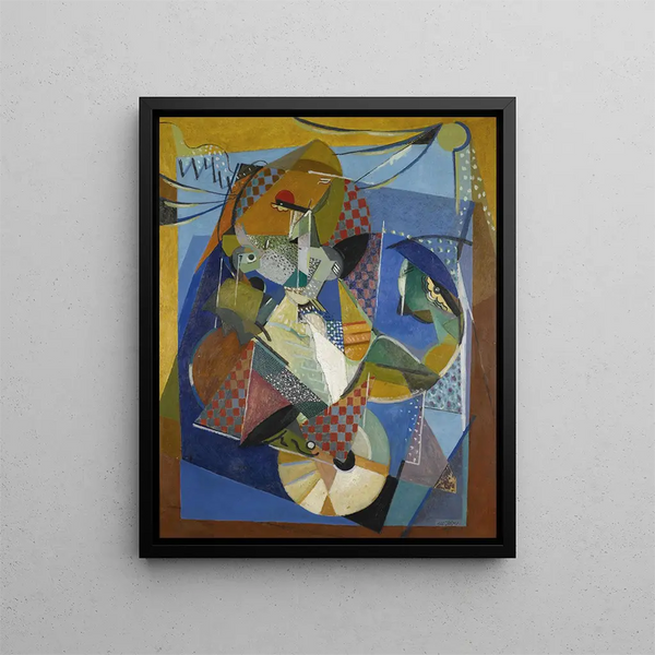 Vaudeville - Albert Gleizes — gerahmtes Bild an der Wand