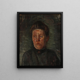Albert Gottschalk - Portrt af en kvinde i sort.webp