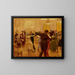 Die Tanz - Albert Guillaume — gerahmtes Bild an der Wand