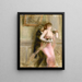 Ein gestohlener Moment - Albert Guillaume — gerahmtes Bild an der Wand