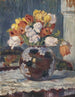 Tulpen in einer Kugelvase - Albert König — Ansicht des Kunstwerks