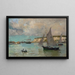 Dieppe - Albert Lebourg — gerahmtes Bild an der Wand
