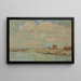 Eingang des Hafens - Albert Lebourg — gerahmtes Bild an der Wand