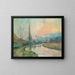 Hondouville sur Iton - Albert Lebourg — gerahmtes Bild an der Wand