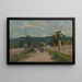 Die Prozession Clermont-Ferrand - Albert Lebourg — gerahmtes Bild an der Wand
