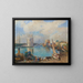 Das Hafen von La Rochelle - Albert Lebourg — gerahmtes Bild an der Wand