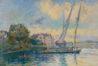 Albert Lebourg - Les Bords Du Lac De Gneve SaintGingolph.webp