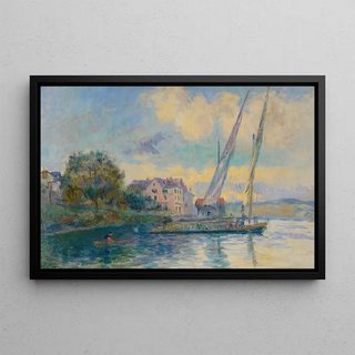 Albert Lebourg - Les Bords Du Lac De Gneve SaintGingolph.webp
