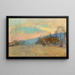 Landschaft bei Rouen - Albert Lebourg — gerahmtes Bild an der Wand