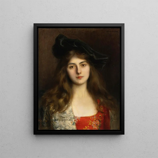 Albert Lynch - Portrait of a Young Woman.webp