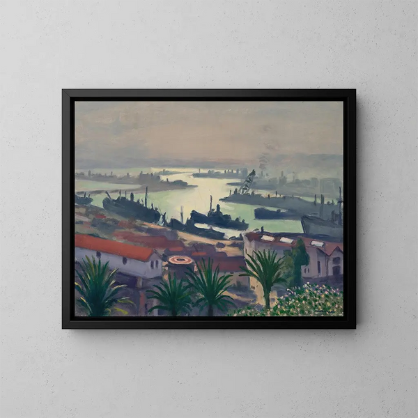 Albert Marquet - Alger temps sombre sur le port de lAgha.webp