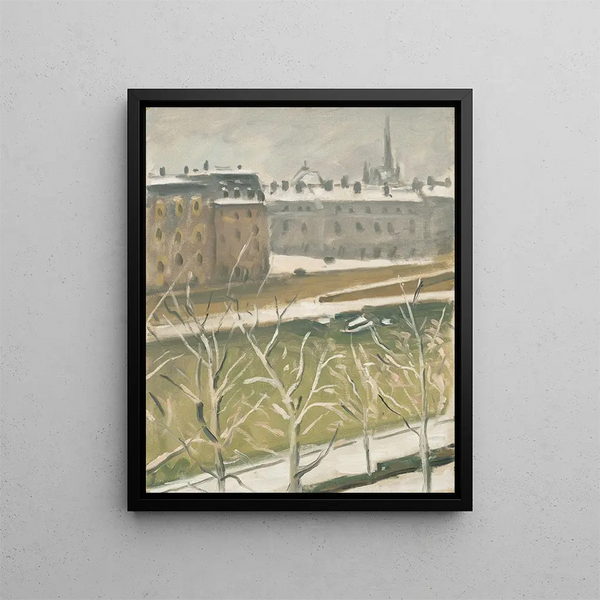 La Sainte-Chapelle sous la neige - Albert Marquet — gerahmtes Bild an der Wand