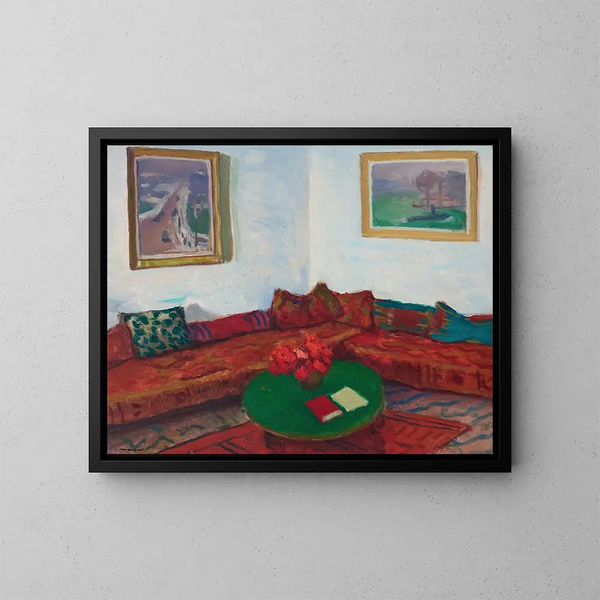 Le Divan - Albert Marquet — gerahmtes Bild an der Wand