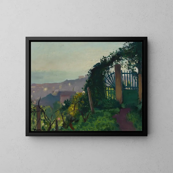 Der Tor im Grünen - Albert Marquet — gerahmtes Bild an der Wand