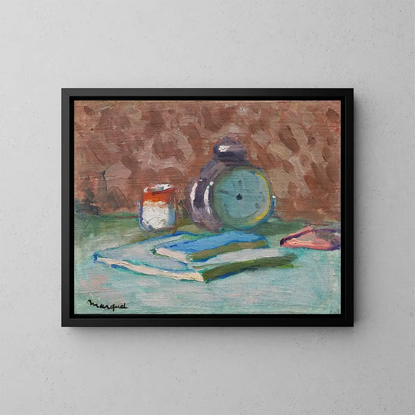 Der Wecker - Albert Marquet — gerahmtes Bild an der Wand