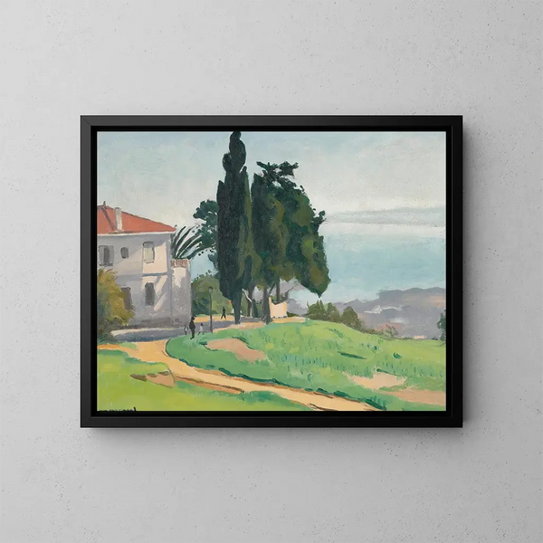 Der Weg Laperlier, Algier - Albert Marquet — gerahmtes Bild an der Wand