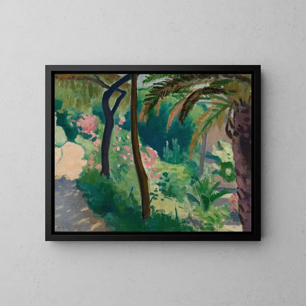 Der Garten von L'Estaque - Albert Marquet — gerahmtes Bild an der Wand