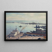 Der Hafen im Winter - Albert Marquet — gerahmtes Bild an der Wand