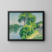 Der Hang von La Frette - Albert Marquet — gerahmtes Bild an der Wand